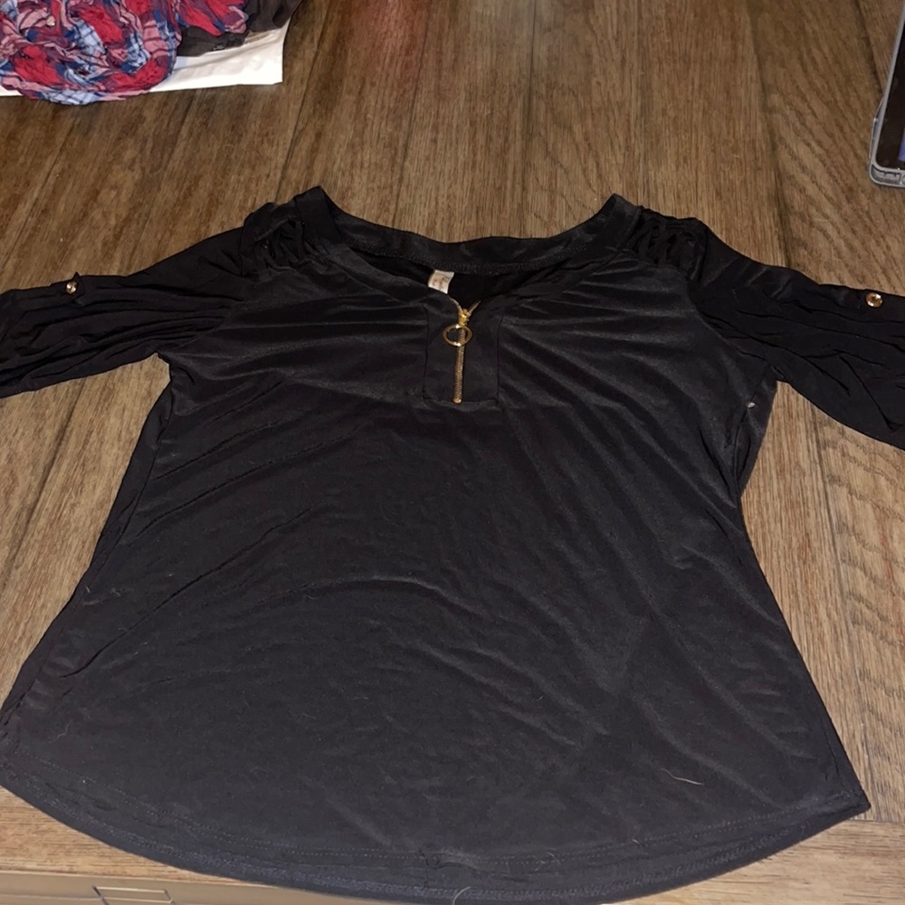 Black dress shirt